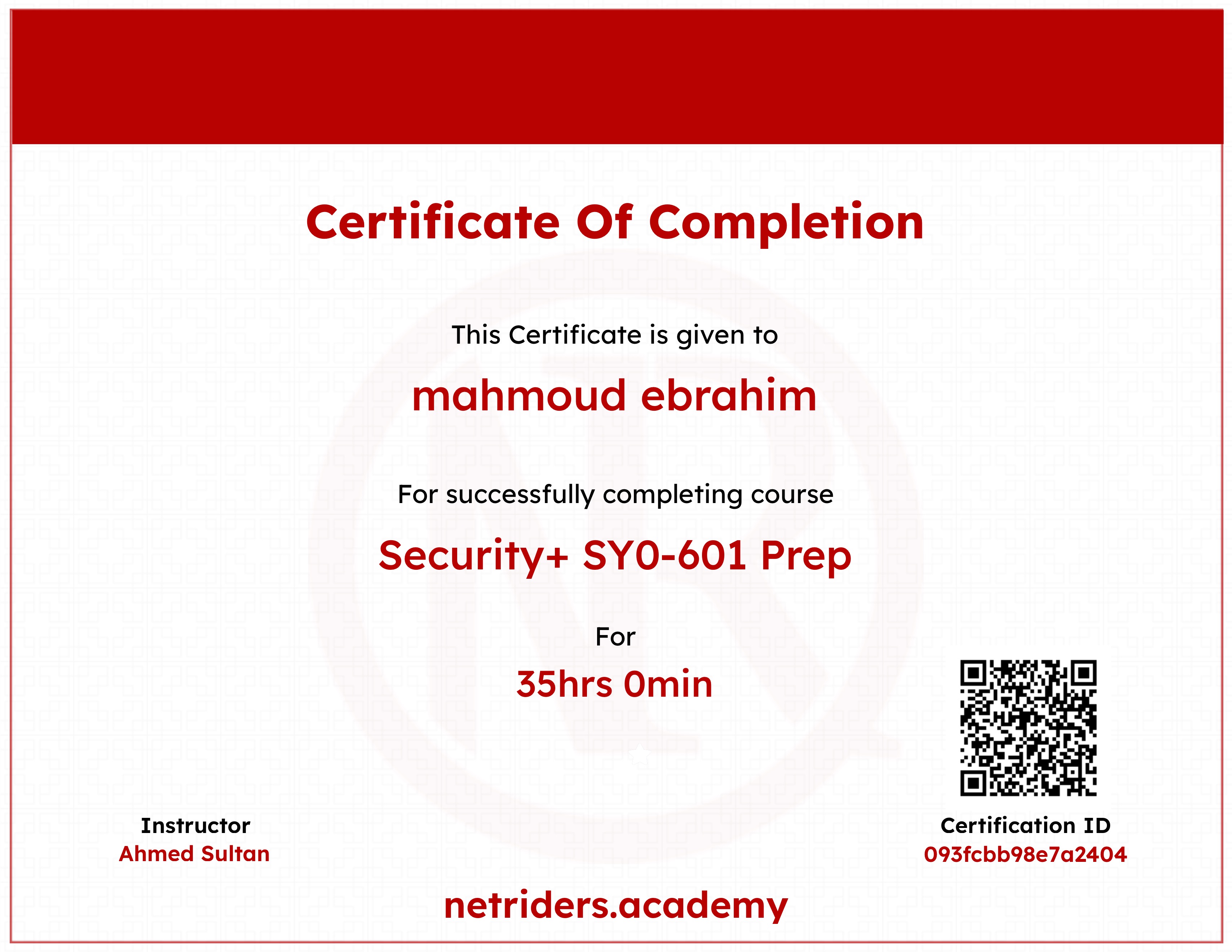Security+ SY0-601 Prep