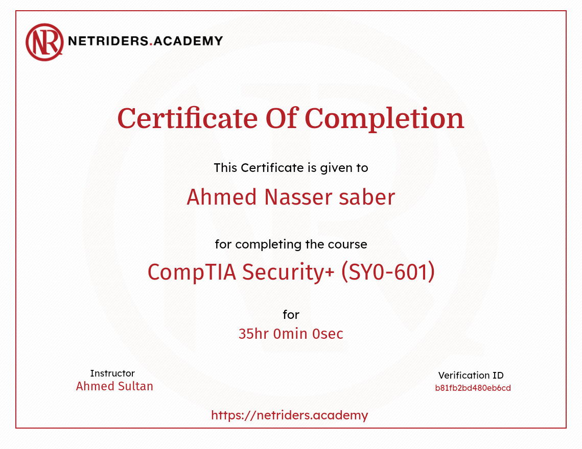 Security+ SY0-601 Prep