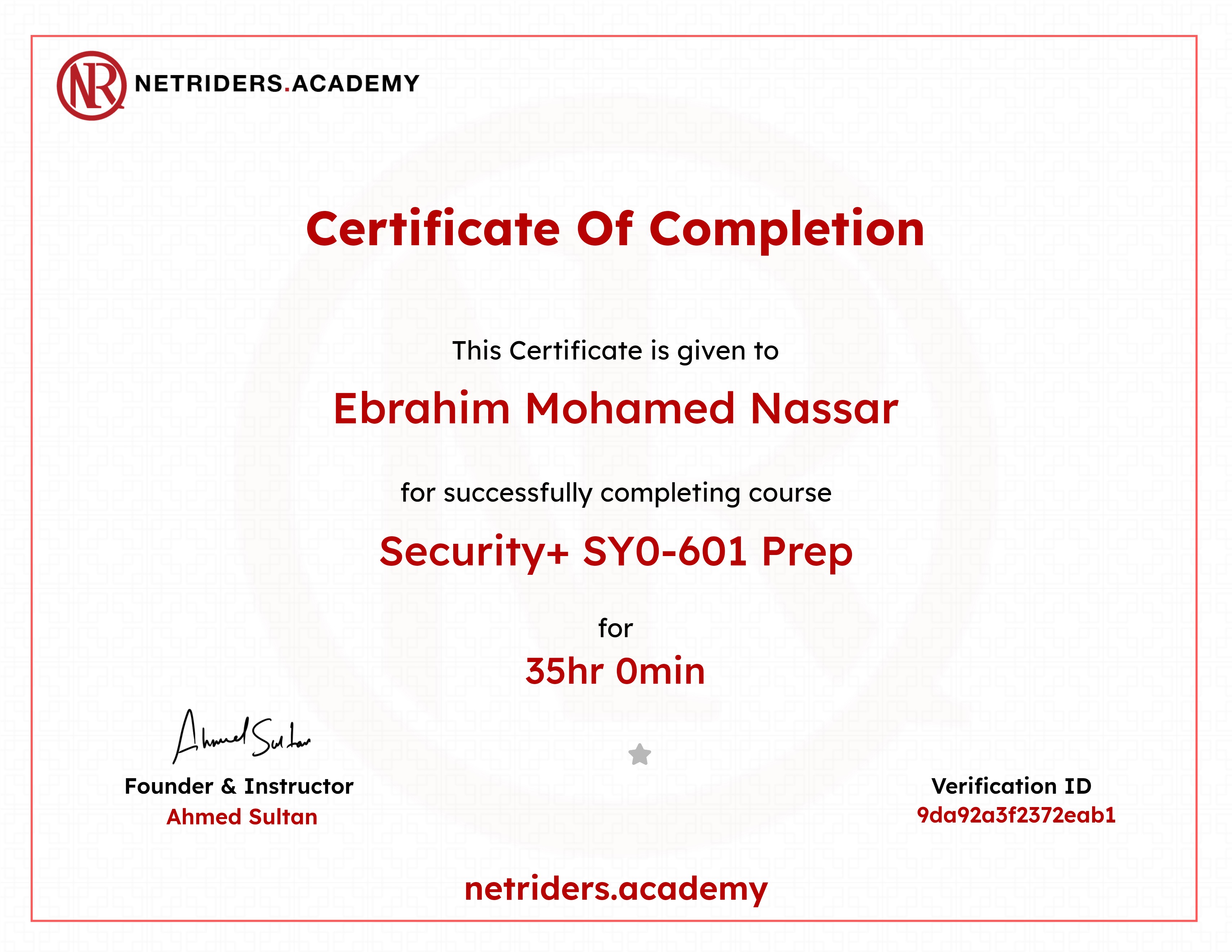 Security+ SY0-601 Prep