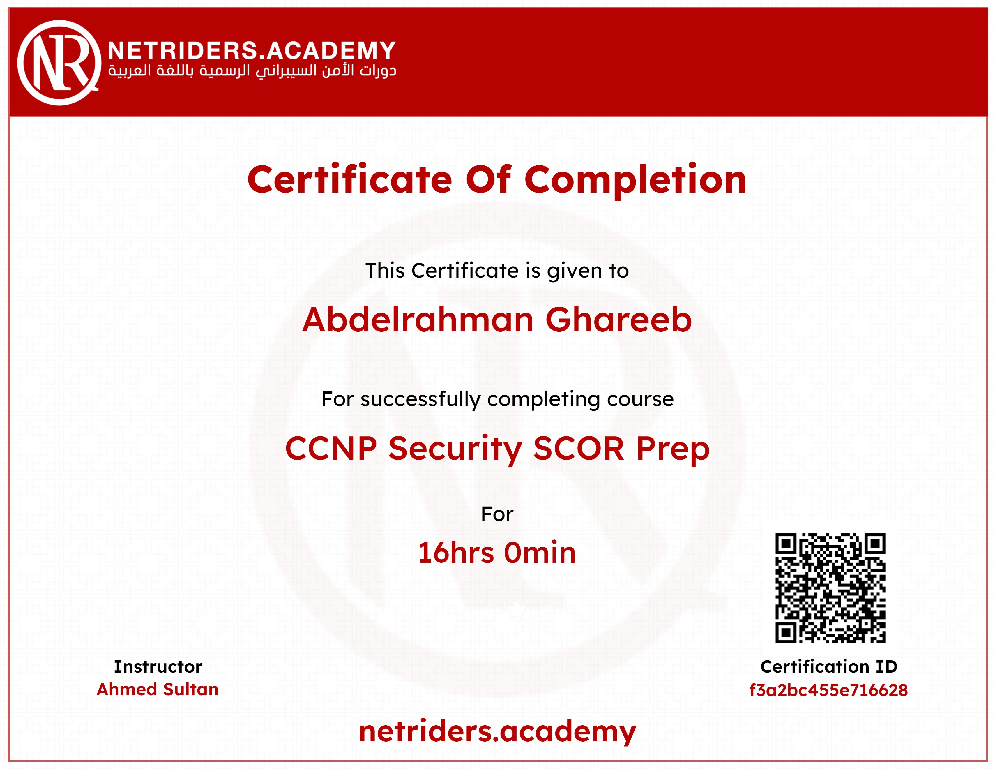 CCNP Security SCOR Prep