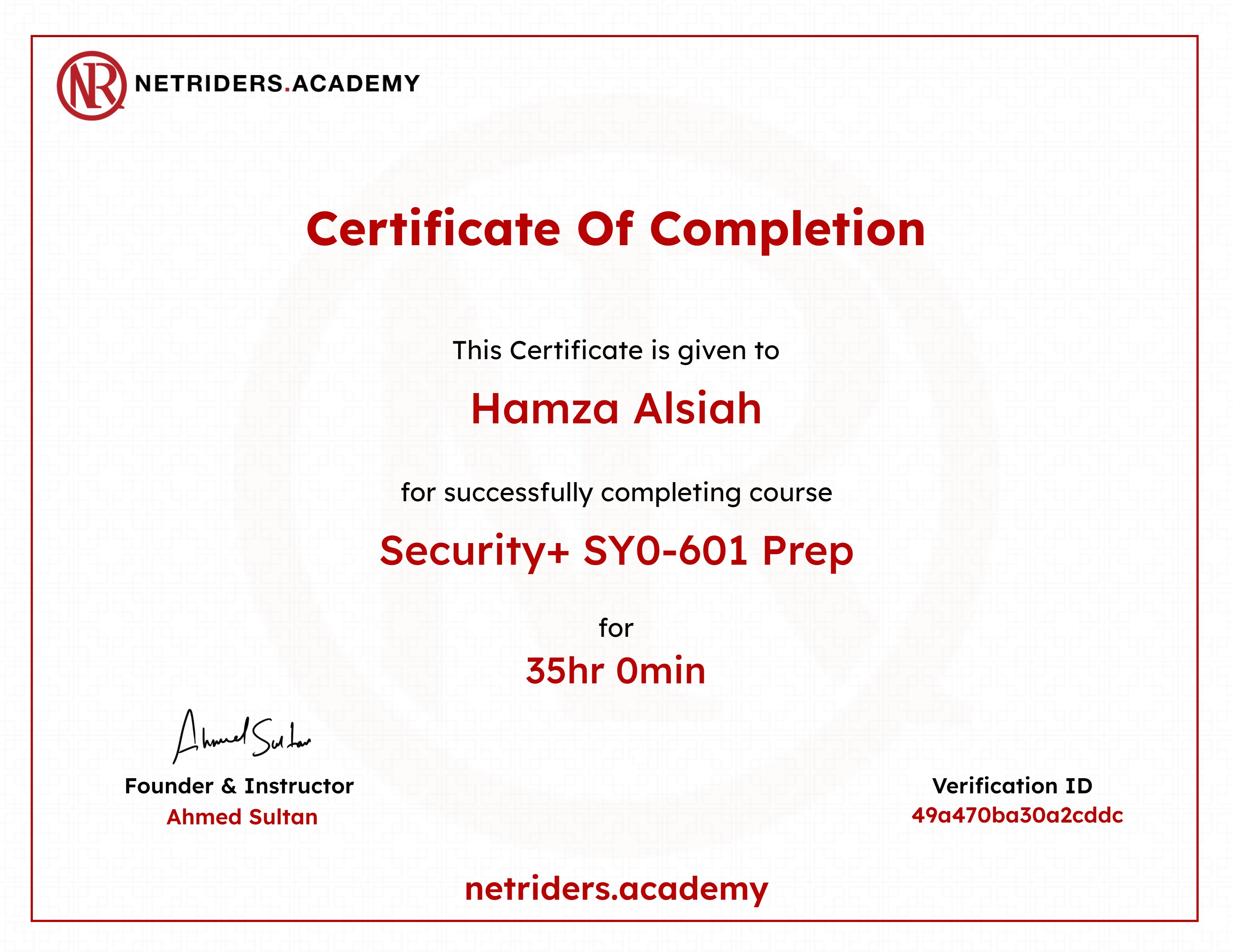Security+ SY0-601 Prep