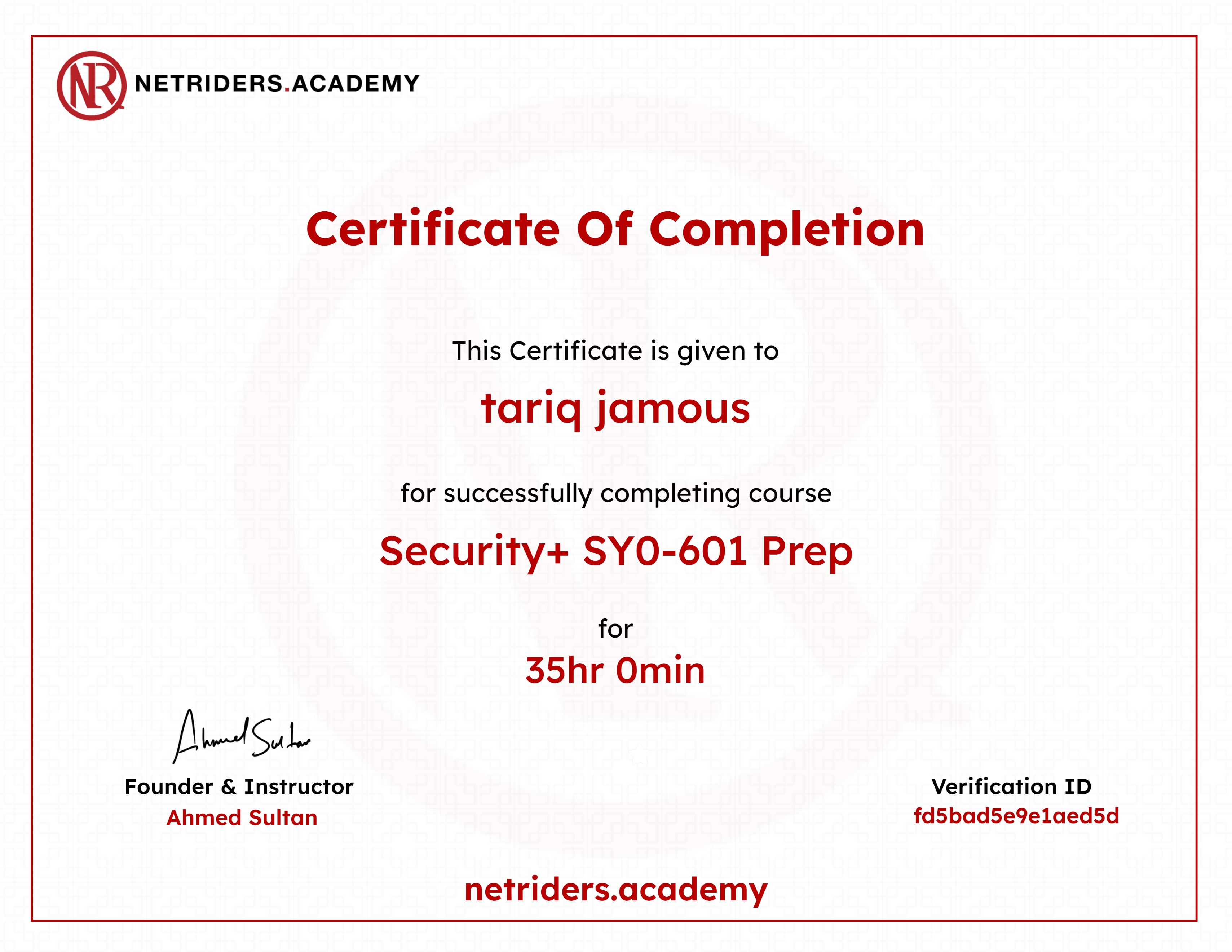 Security+ SY0-601 Prep