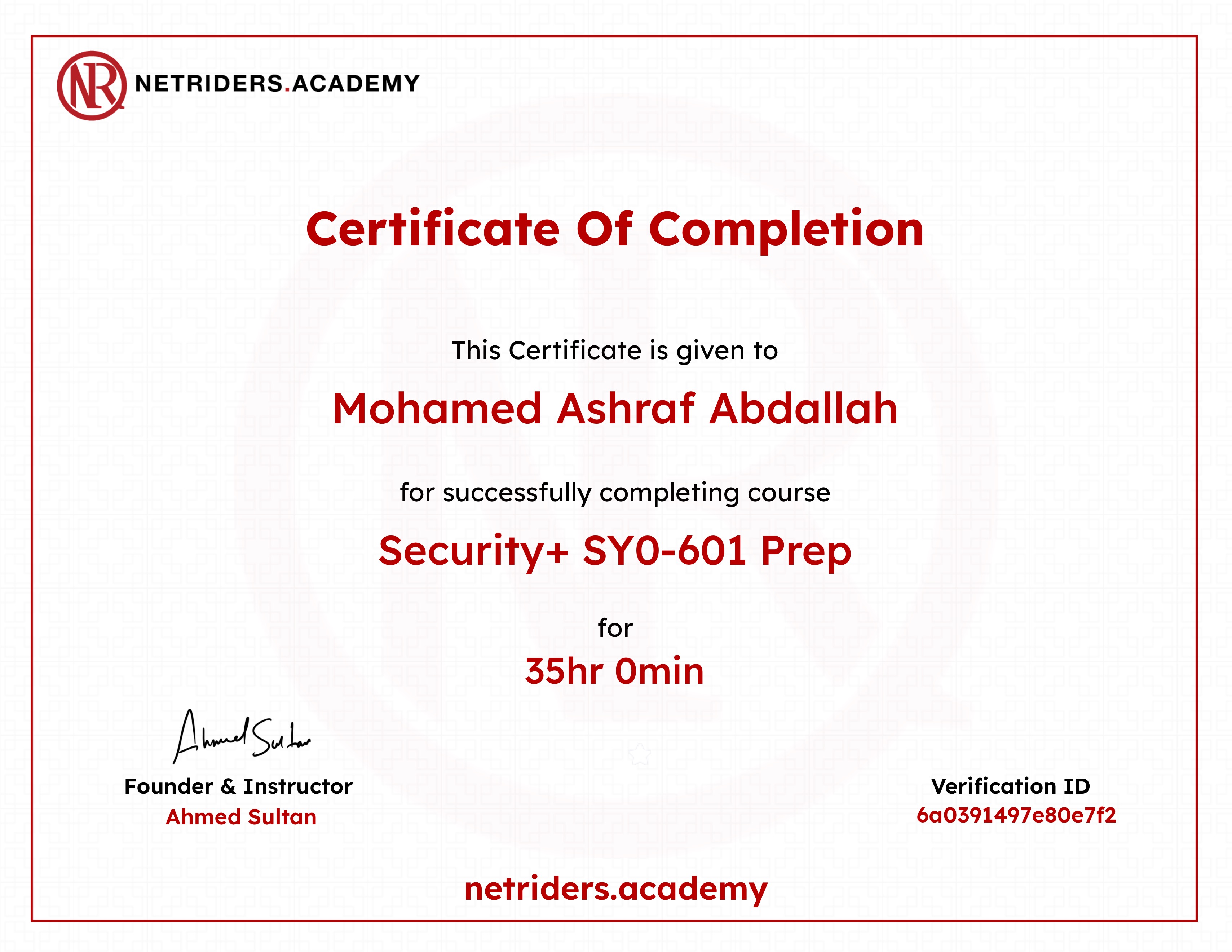 Security+ SY0-601 Prep
