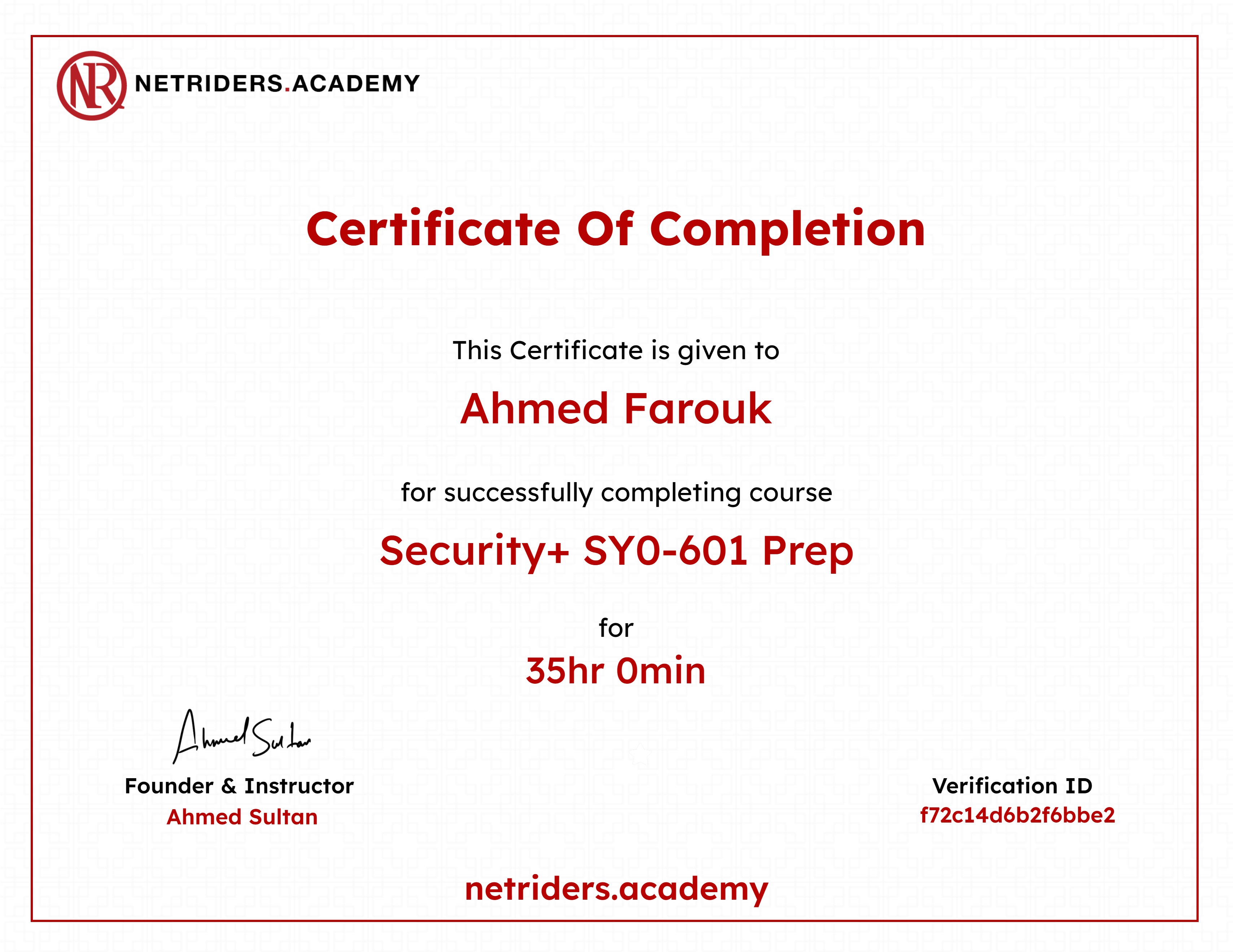 Security+ SY0-601 Prep