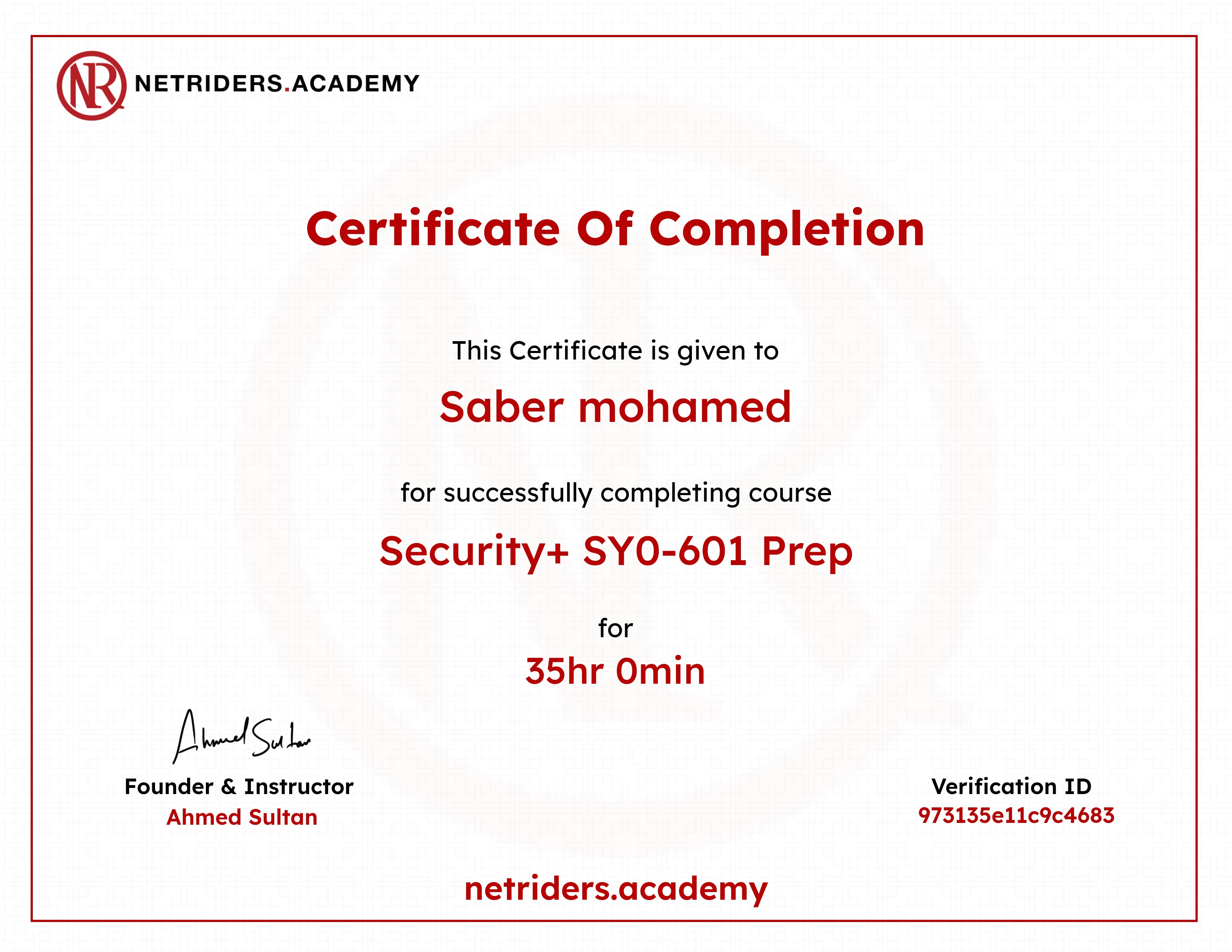 Security+ SY0-601 Prep