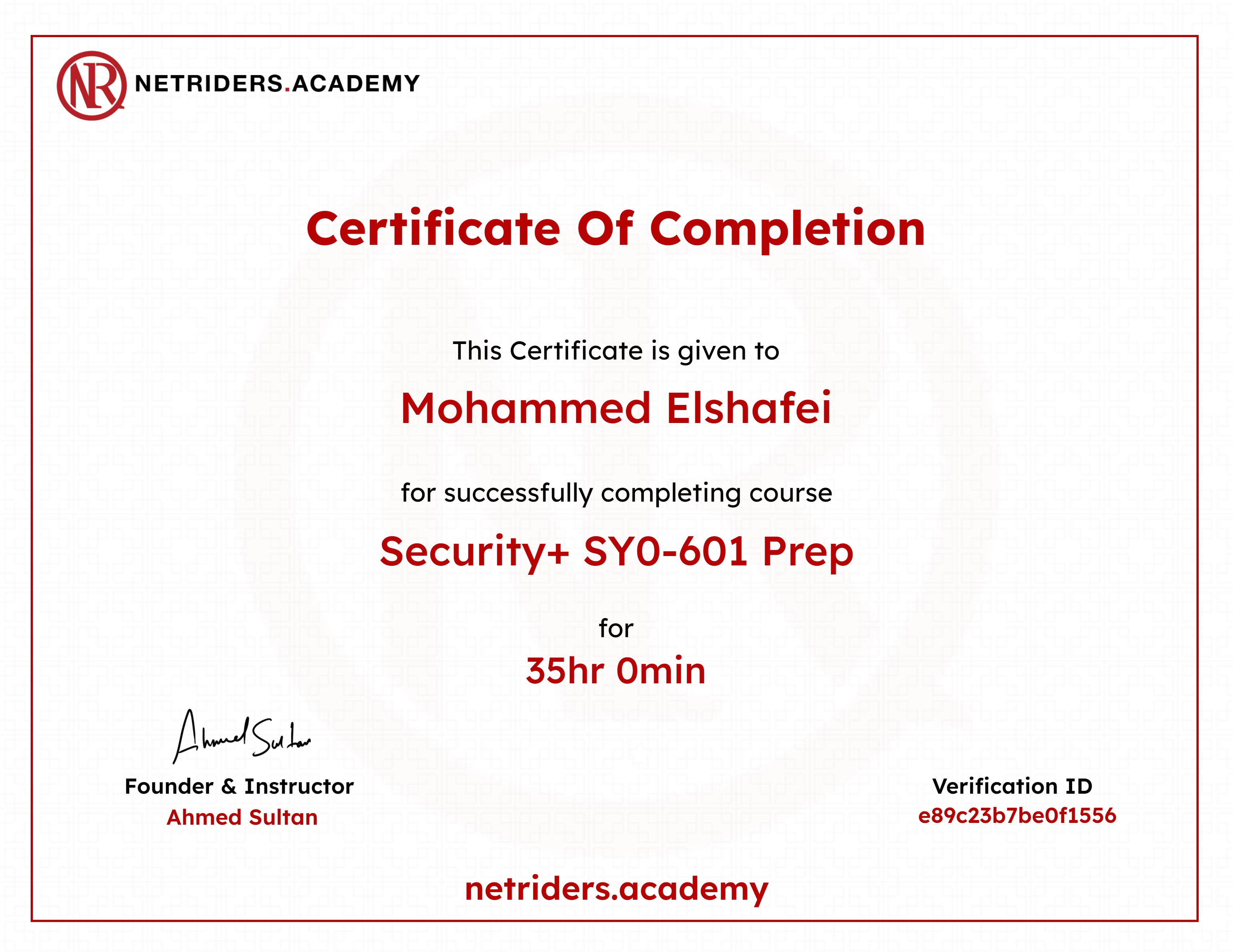 Security+ SY0-601 Prep