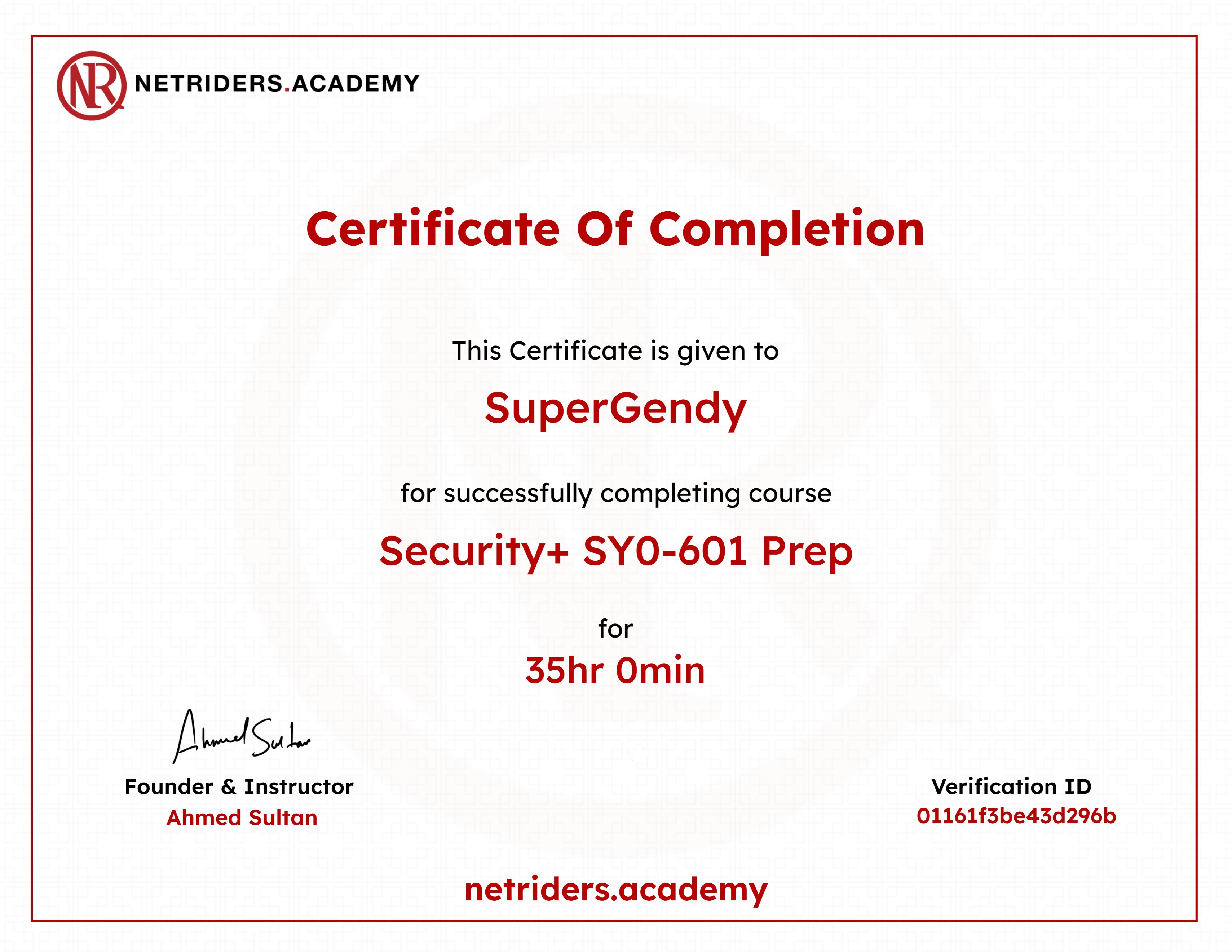 Security+ SY0-601 Prep