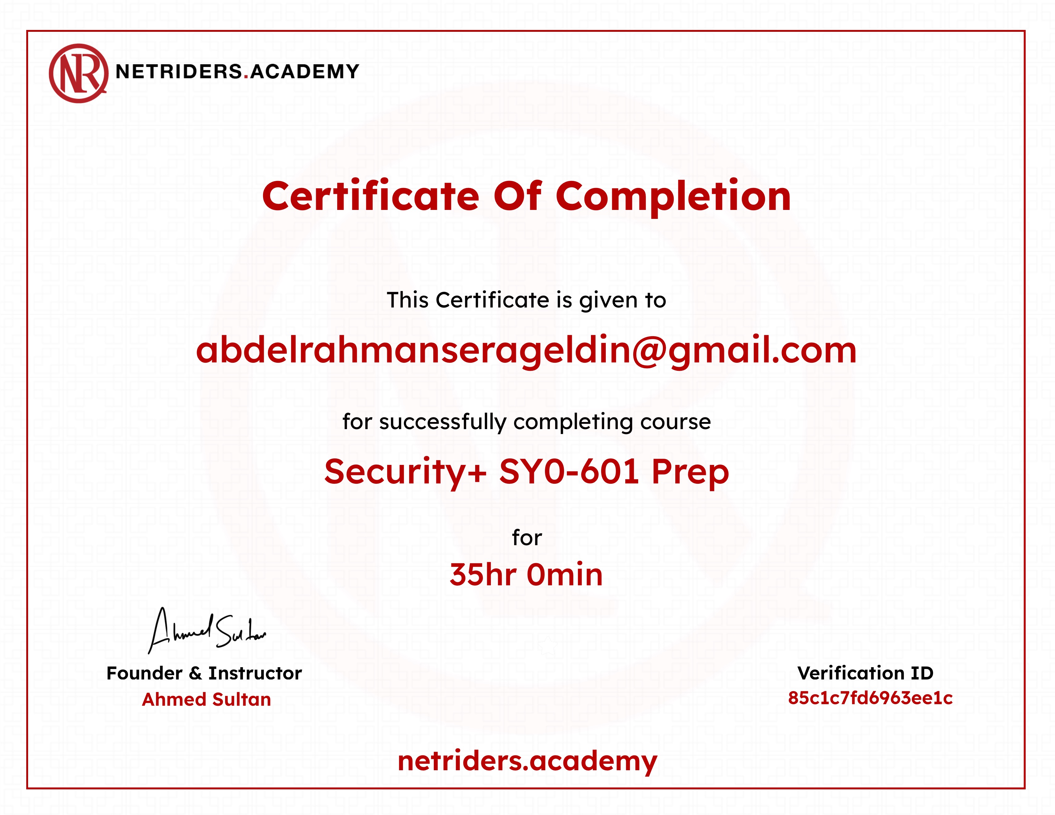 Security+ SY0-601 Prep
